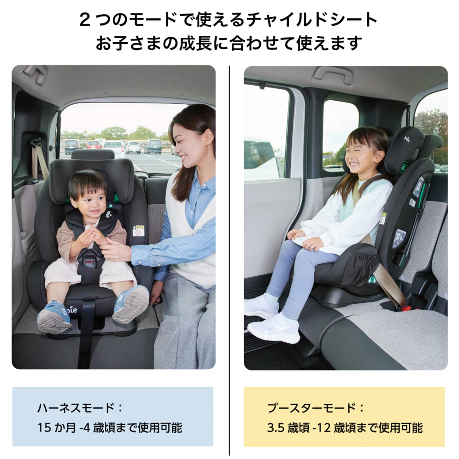 ジョイー Joie ジュニアシート フォーティファイ 5点式シートベルト R129 38541/38542 カトージ KATOJI
