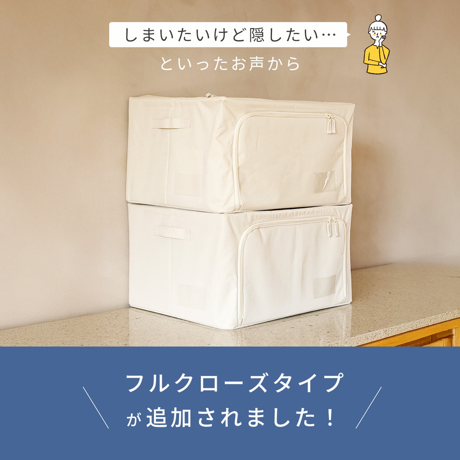 収納ボックス 頑丈 フタ付き (幅50 奥行38.5 高さ28cm) 2個/4個セット 山善 YAMAZEN