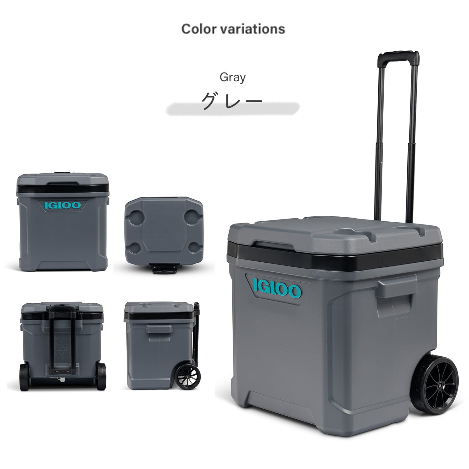 クーラーボックス キャスター付き 大型 ラティチュード 60ローラー (57L) 34664/34666/35258/34718 イグルー IGLOO