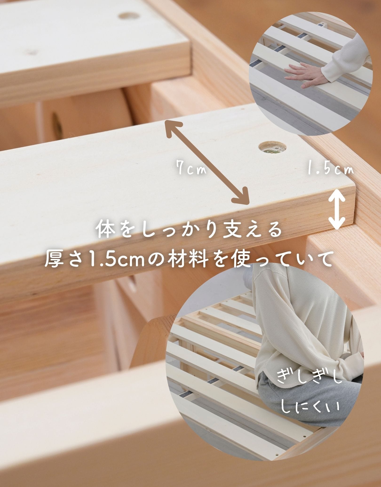 パタントベッド 折りたたみ すのこベッド シングル/セミダブル/ダブル/セミシングルショート 木製 組立て不要 山善 YAMAZEN