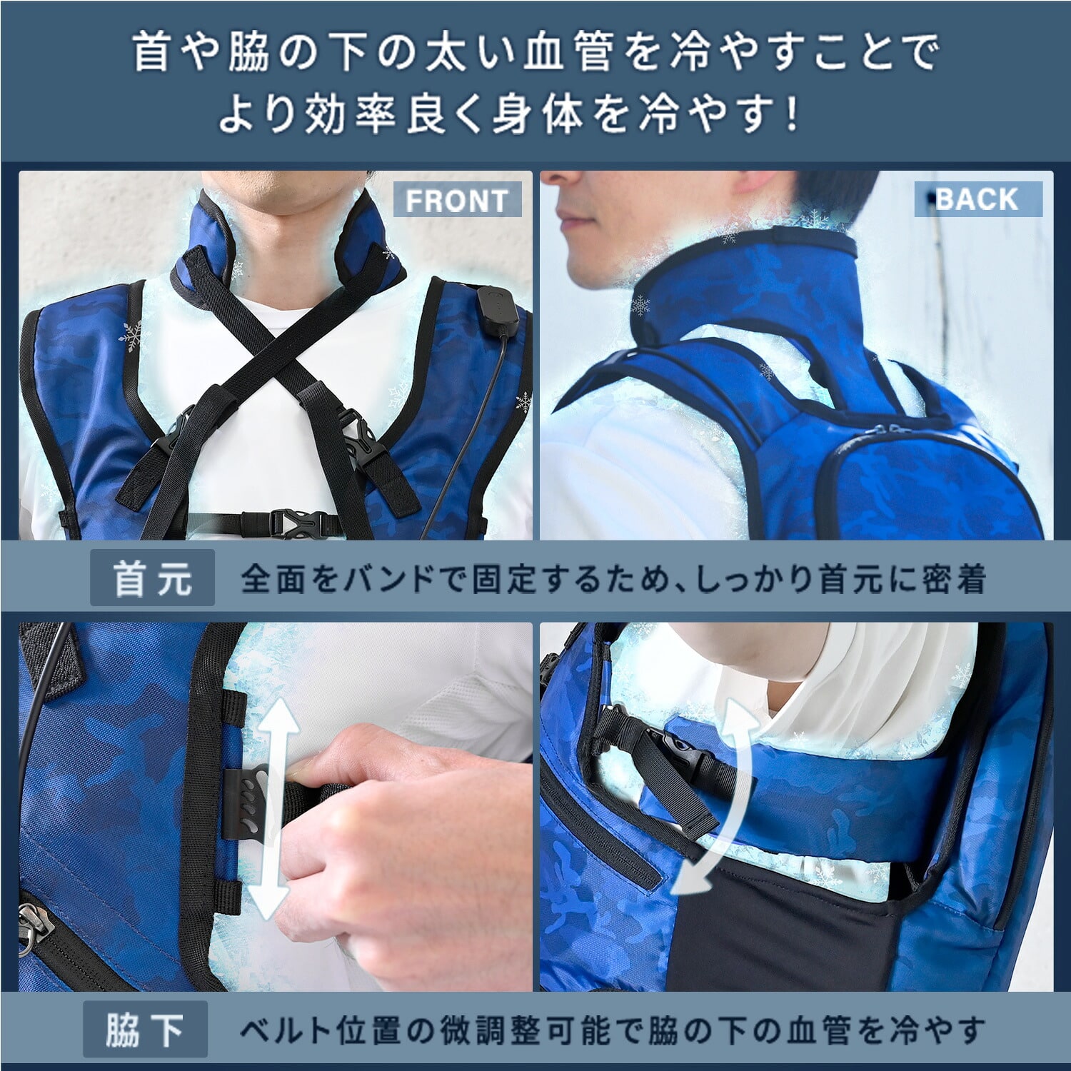 水冷服 ダイレクトクール プレミアム フリーサイズ DC-Y1 山善 | 山善