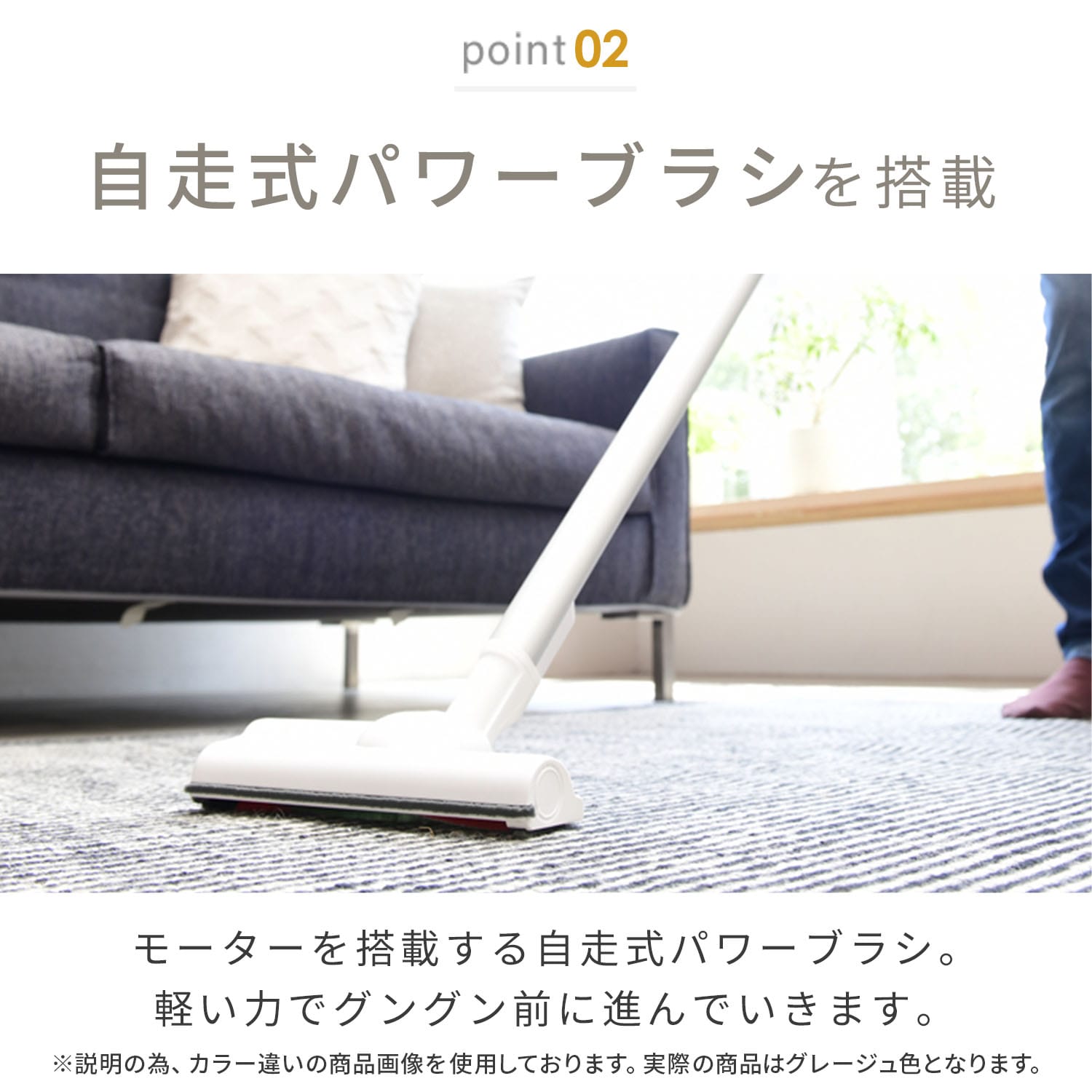 コードレスクリーナー サイクロン式 2WAY 充電式 軽量1kg以下 パワーブラシ ZSP-L160 グレージュ 山善 YAMAZEN