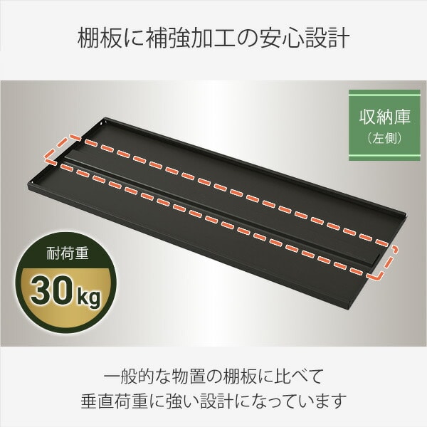 宅配ボックス 2way (宅配ロッカー/物置) 大容量 屋外 TSSB-0129 山善 YAMAZEN