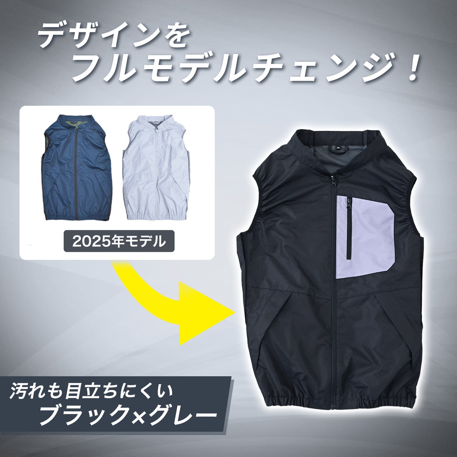 ファン付きウェア ファン 付き作業着 KAZEfit カゼフィット バッテリー付き フルセット 12V/5000mAh KF6CVPD 山善 YAMAZEN