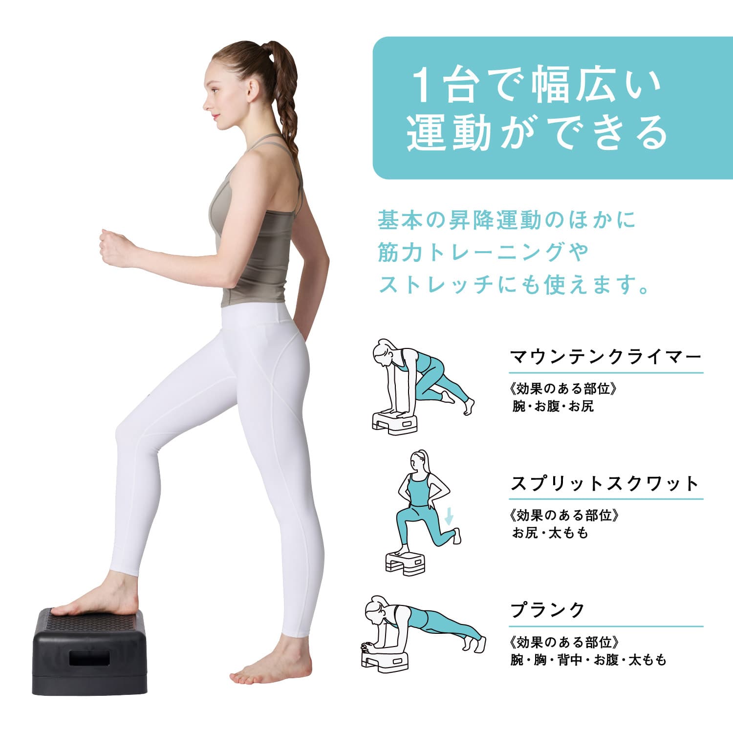 踏み台 踏み台昇降 高さ3段階 EXG250 アルインコ ALINCO