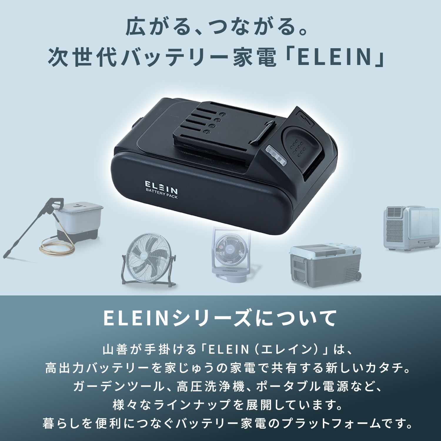 草刈り機 充電式 USB充電 Type-C 18V 2.5Ah バッテリー式 1台2役/3役 コードレス 静音 GC-1825 山善 YAMAZEN エレイン ELEIN