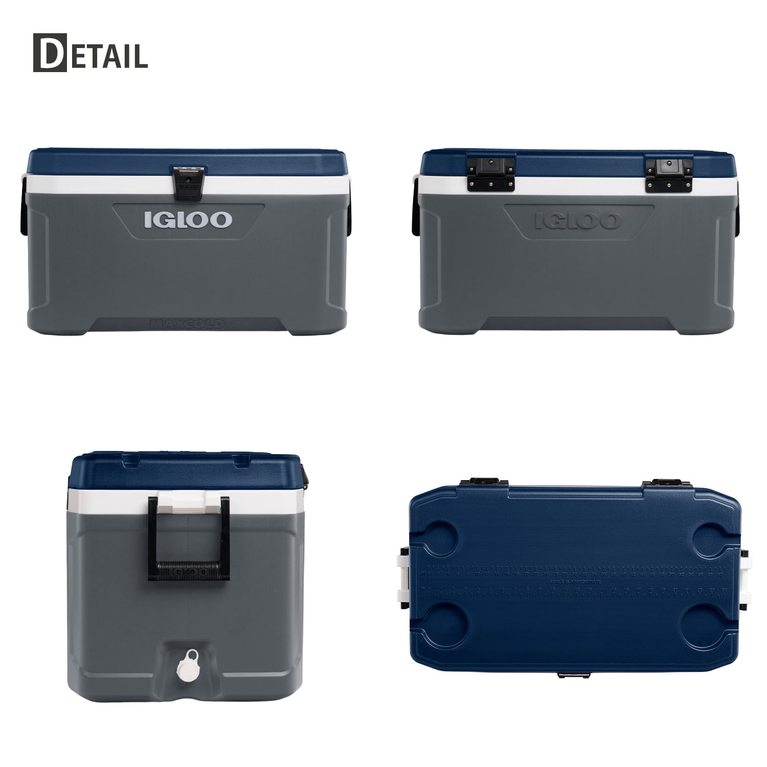 クーラーボックス 大型 マックスコールド ラティチュード70 (66.5L) 49972 カーボナイト イグルー IGLOO