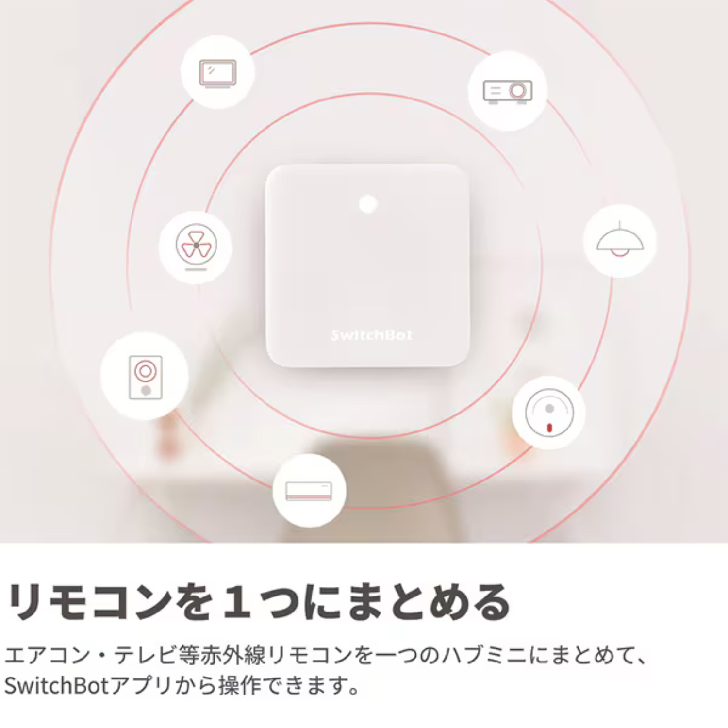 ハブミニ スマートリモコン W0202202 (Alexa Googleアシスタント Siri対応) SwitchBot スイッチボット