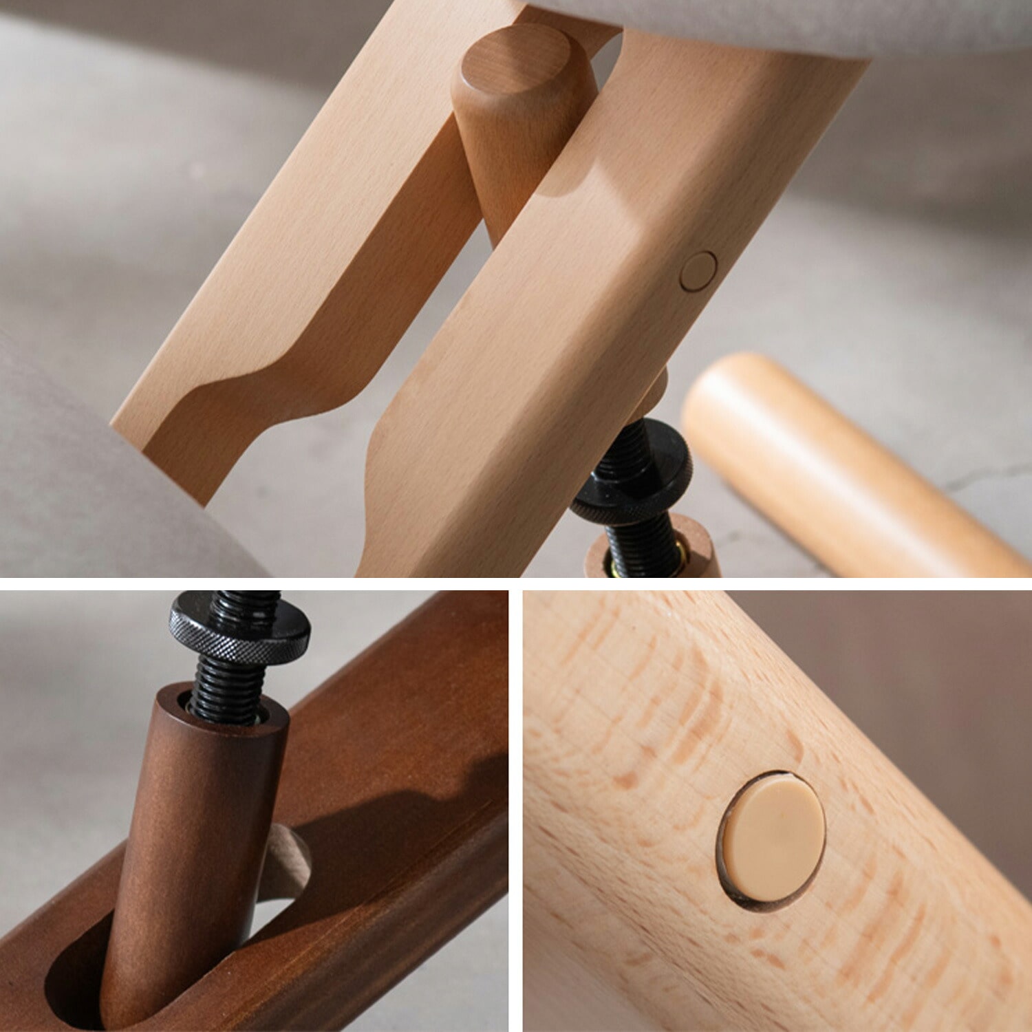 プロポーションチェア (R) SOLA (ソラ) ( 幅48 奥行62-80 高さ46-67cm) CH-P900CK 宮武製作所