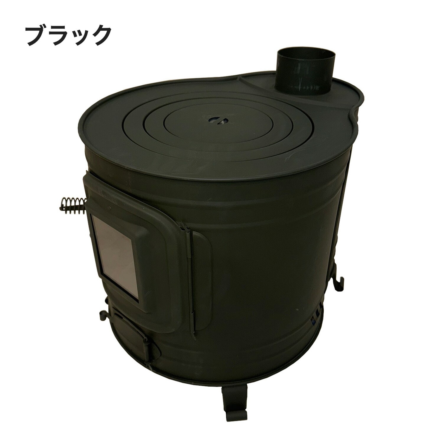 薪ストーブ 時計型 ガラス窓付き ミニ 日本製 AF-40 ホンマ製作所 HONMA