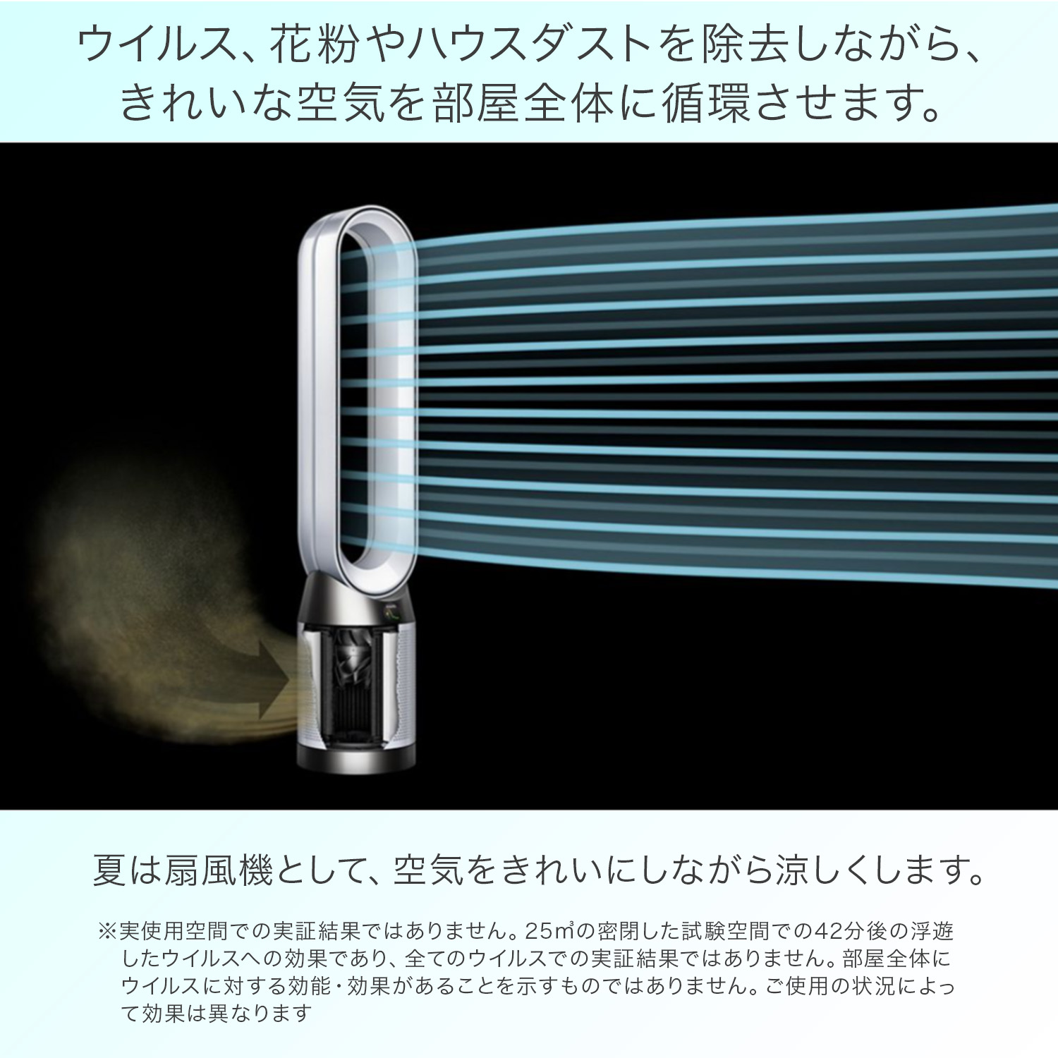 ダイソン Purifier Cool Gen1 空気清浄ファン 風量調節10段階 TP10 WW ダイソン dyson