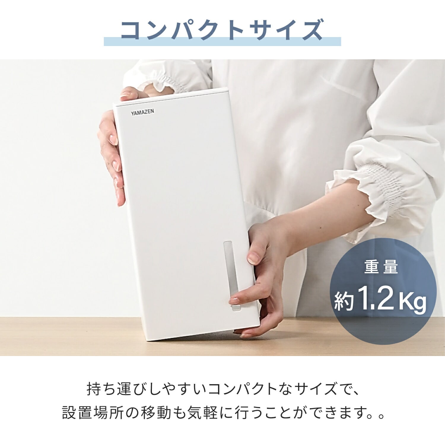 除湿機 ペルチェ式 PD対応 250ml/日 850mlタンク YDC-AU25(W)/(C) 山善 YAMAZEN