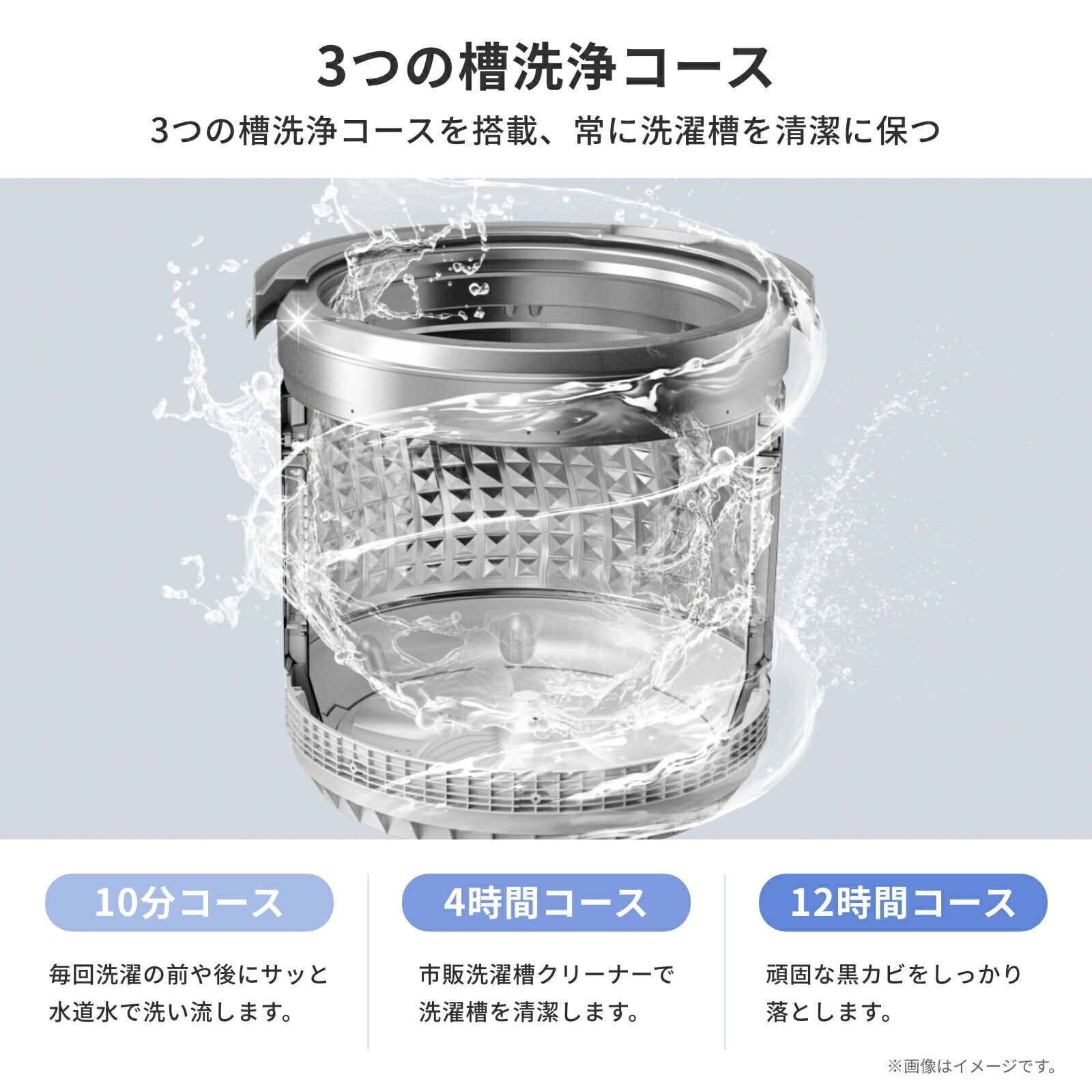 洗濯機 縦型 全自動洗濯機 洗濯7.0kg 最短10分洗濯 HW-K70L ホワイト ハイセンス Hisense