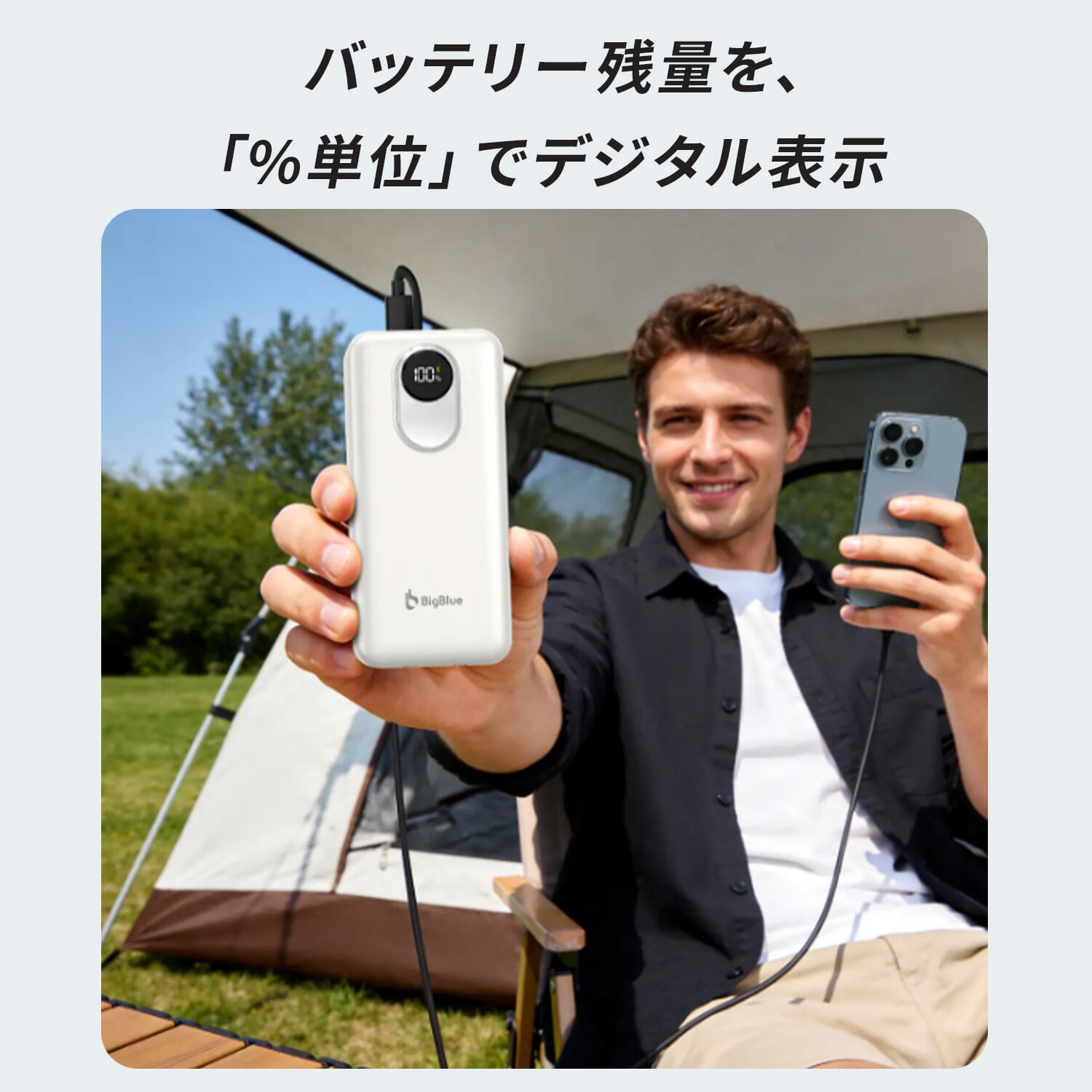 【10％オフクーポン対象】 全固体電池 モバイルバッテリー 10000mAh/20000mAh PD20W 機内持ち込み可 4台同時充電 メーカー保証2年 PF10/PF20 Bigblue Tech ビッグブルーテック