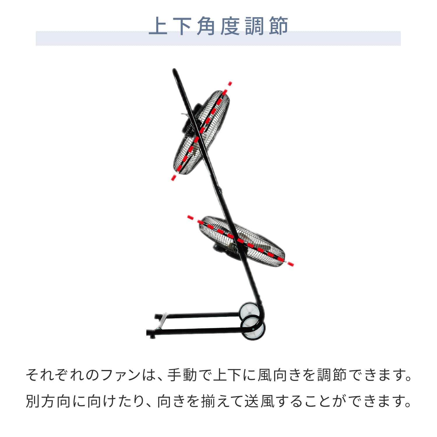 ツインファン 工場扇 45cm羽根 開放式 TF-45Q ナカトミ NAKATOMI
