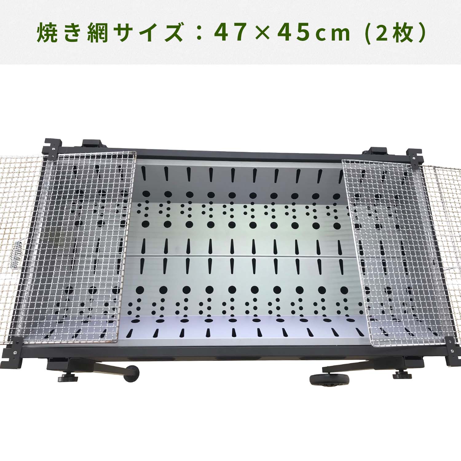 バーベキューコンロ キャスター付き 大型 100×55cm 日本製 G-1000 ホンマ製作所