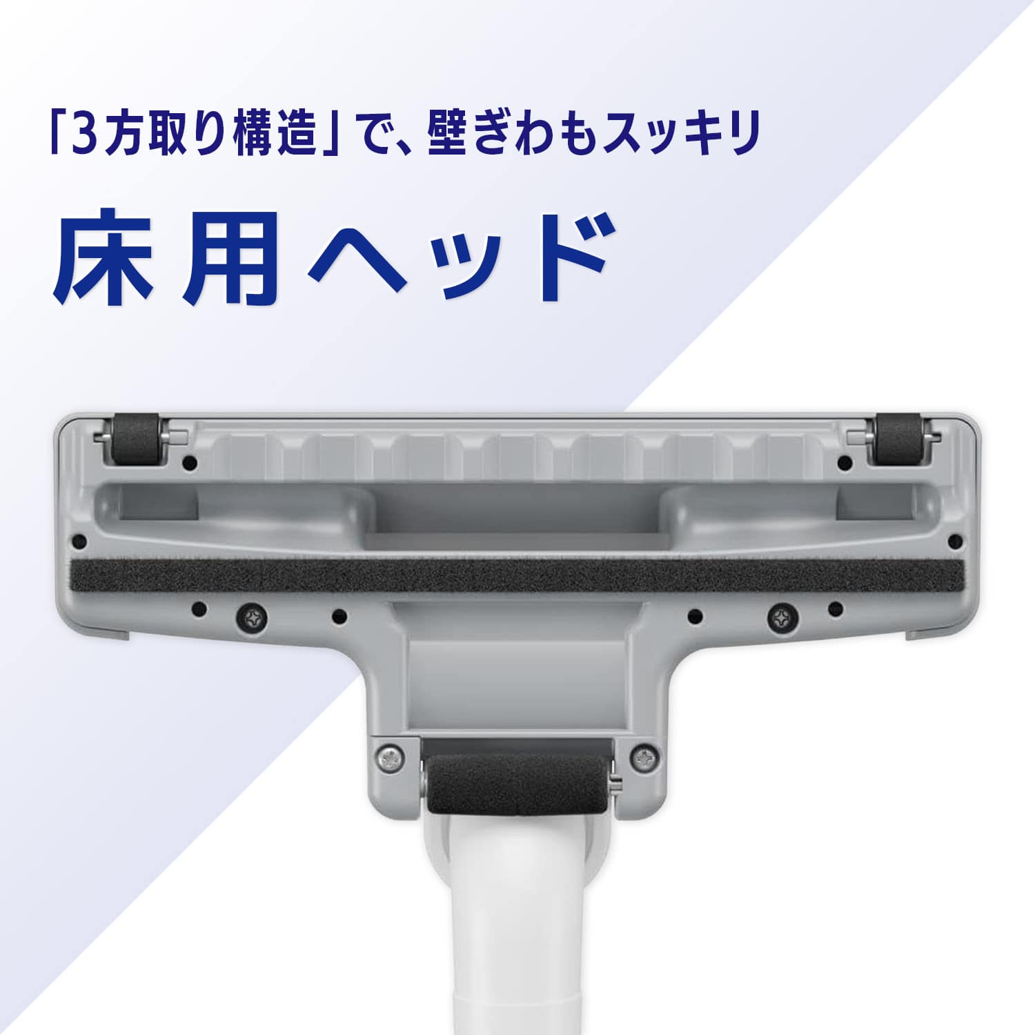 紙パック式掃除機 キャニスター コードタイプ 日本製 CV-F500 ライトグレー 日立 HITACHI