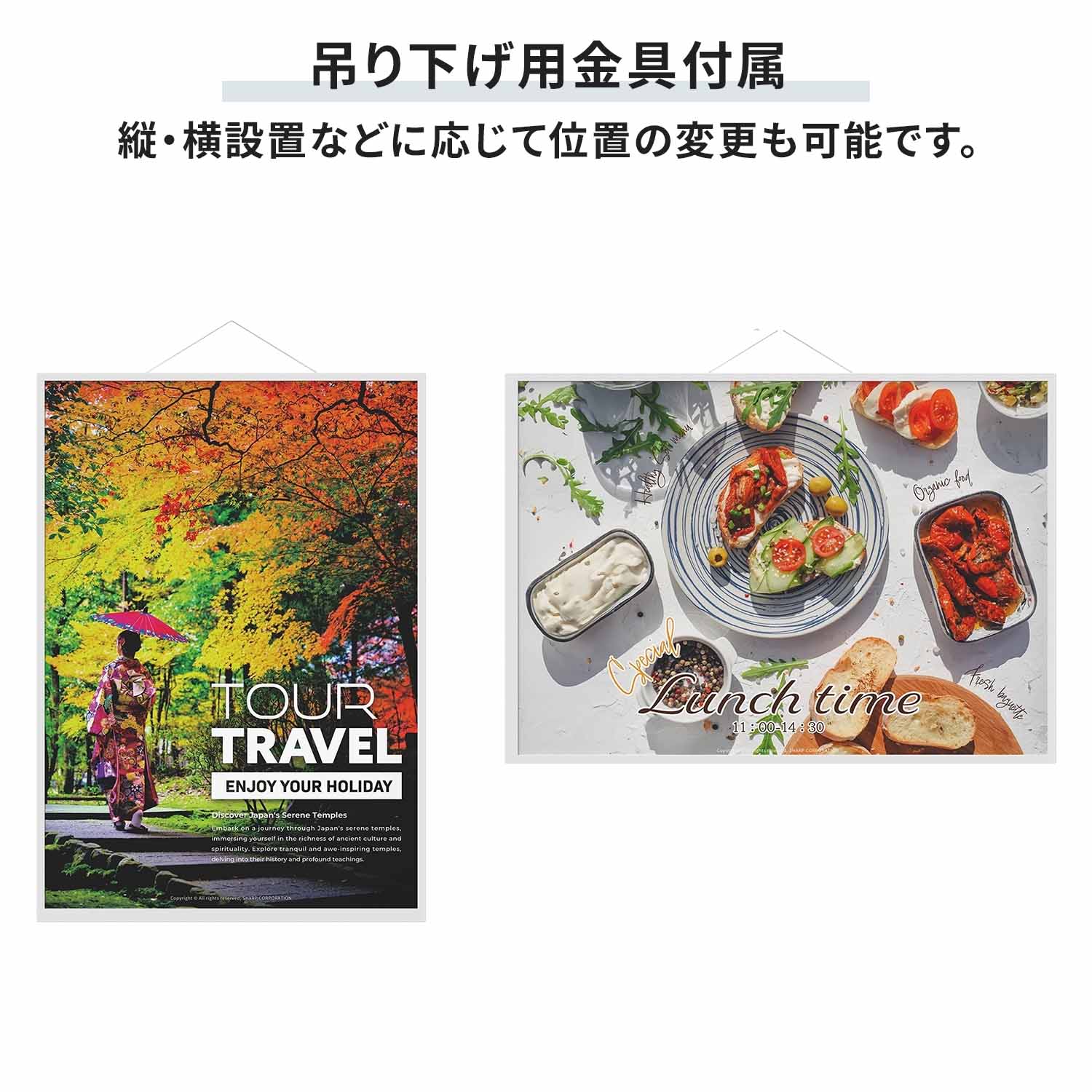 電子ペーパーディスプレイ A2 ポスター 配線不要 EP-CA22 【代引不可】【法人・施設限定】 シャープ SHARP