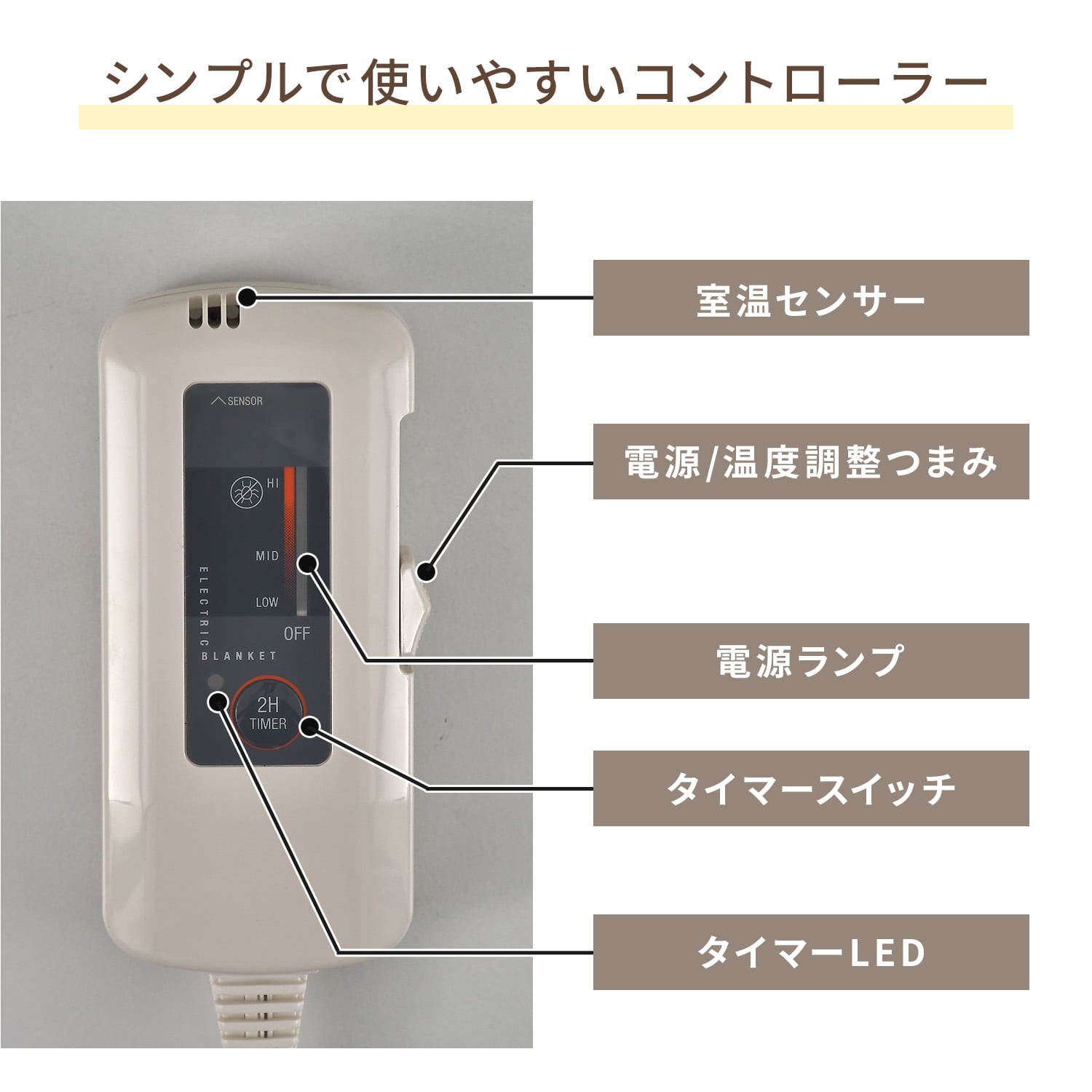 電気毛布 掛け敷き 丸洗い ダニ対策 温度調節 ダニ退治 タイマー EMS-T101/EMK-T201山善 YAMAZEN