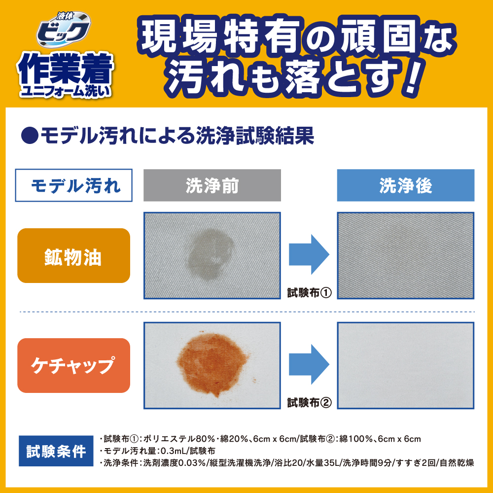 液体ビック 業務用 600g 12個セット 洗濯洗剤 濃縮タイプ 無香料 無蛍光 無着色料 中性 作業着・ユニフォーム・コック服洗い対応 花王 Kao