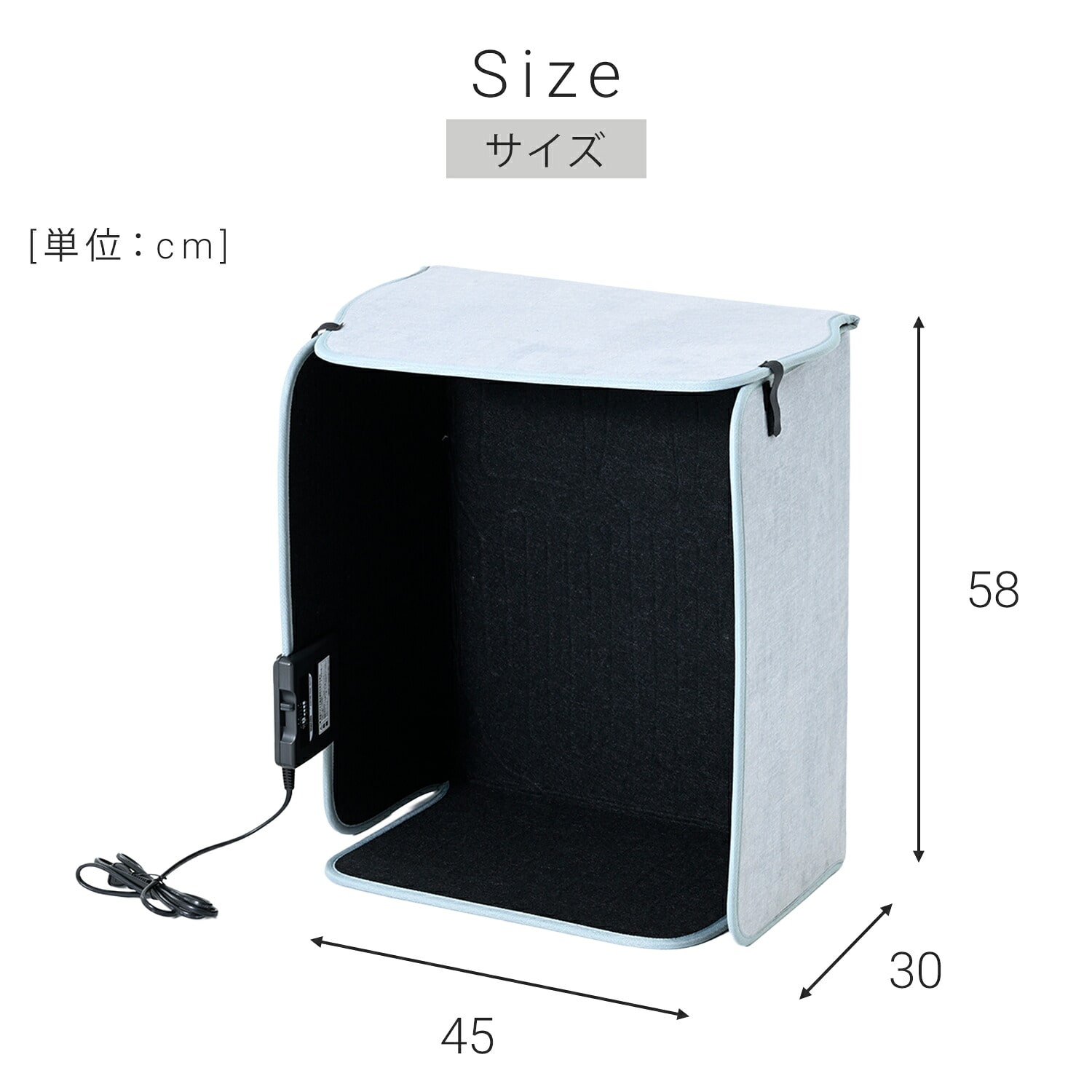 5面パネルヒーター 160W 折りたたみ 天面付き 自動OFF/温度調節機能 YPHS5-160 山善 YAMAZEN