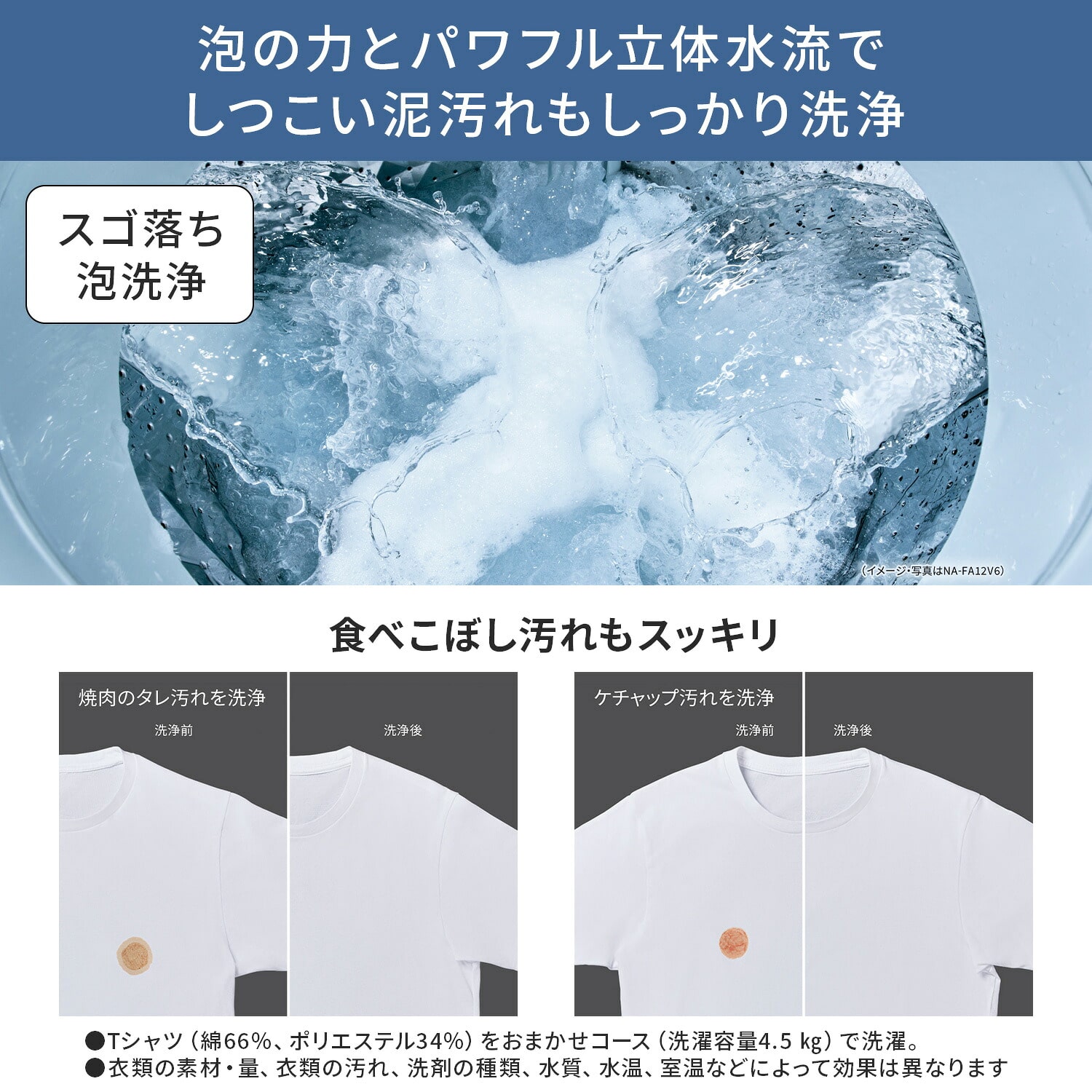 全自動洗濯機 10kg 縦型 パワフル滝洗い からみほぐし 自動槽洗浄 対応 NA-FA10H6 パナソニック Panasonic
