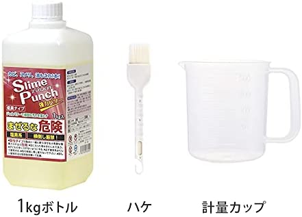 【10％オフクーポン対象】スライムパンチ 内容量1kg(約865ml) 洗浄剤 洗剤 カビ ヌメリ 油汚れ 低臭 除菌 ジェル 浸け置き洗い 大掃除