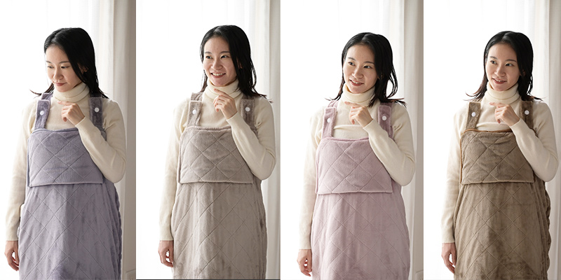 着るこたつ「くるみケット」が4色展開に増えました!