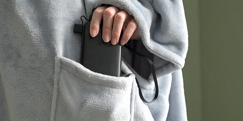 着るこたつ「くるみケット」はポケット付き!