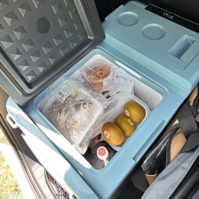 家~キャンプ場までの車の中で